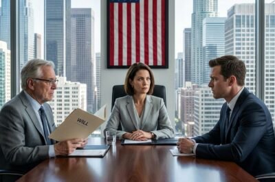 HE SIGNED OUR DIVORCE PAPERS WITH A SMIRK. THEN THE JUDGE OPENED MY FATHER’S WILL.